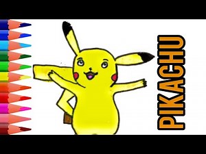 How to draw pikachu | step by step easy drawing for kids