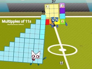 Math Cartoons: Multiples of 11 (Numberblock Edition)