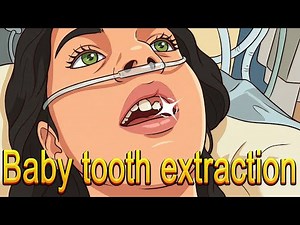 Brave Kid Gets Baby Tooth Pulled with Laughing Gas at the Dentist