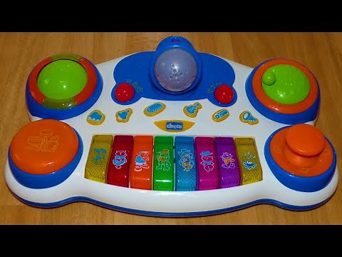 Baby electronic piano/keyboard toy. DJ mixer piano Chicco Piano with animal sounds