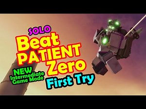 tds intermediate mode Solo Beat PATIENT ZERO First Try - Tower Defense Simulator Roblox