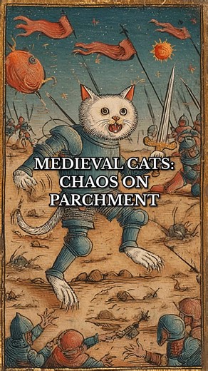🩸 Think medieval artists just couldn’t draw cats? Think again. They were sending coded messages in every distorted feline grin. ✅ Learn hidden meanings in “bad” medieval art ✅ Discover why cats symbolized chaos and rebellion ✅ Dive into the world of illuminated mischief Download Nibble and explore the wild side of art history today. | Nibble