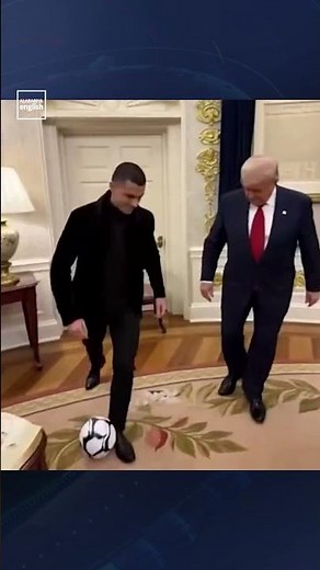 Trump Posts AI Video Showing Him Playing Football With Ronaldo