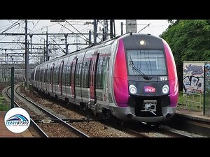 Les trains NAT Z50000 "Francilien" de la banlieue nord Parisienne.