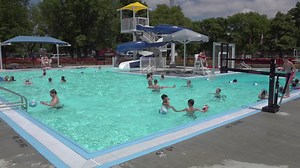 Friend residents celebrate opening of new $2.7 million pool