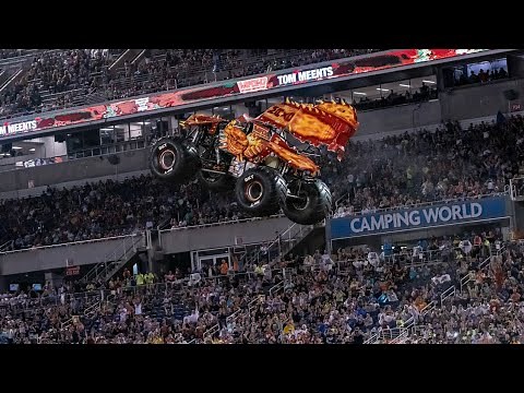 Monster Jam Max-D Fire Compilation