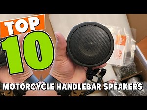 Best Motorcycle Handlebar Speaker In 2025 - Top 10 Motorcycle Handlebar Speakers Review