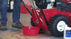 Keep your two-stage snowblower running in top condition by regularly changing the oil. Learn how here, and then head to your owner’s manual for more detail. For more help, visit http://toro.biz/61821Zvno. | Toro Yard