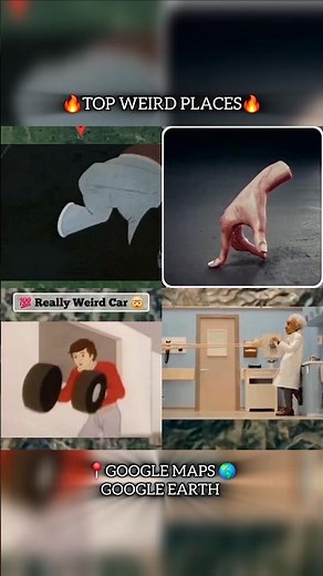 🔥TOP WEIRD PLACES🔥 GOOGLE EARTH AND GOOGLE MAPS 🌎