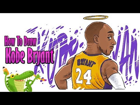 How To Draw Kobe Bryant step by step | NBA