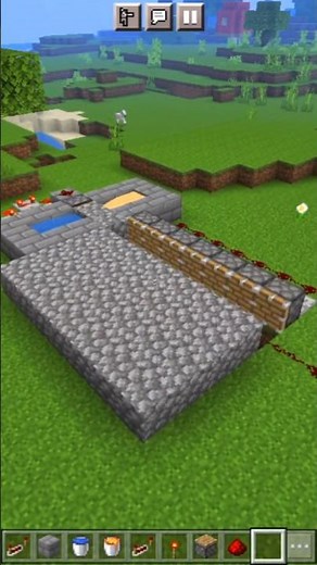 how to make a automatic cobblestone generator in minecraft