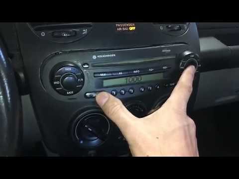 Entering Radio Code Volkswagen - Reset Radio SAFE Displayed