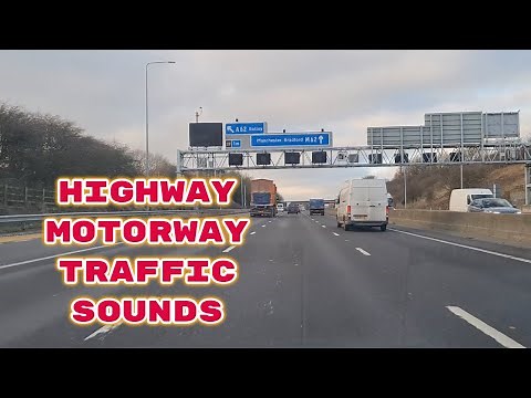 Driving On Windy Highway Motorway Traffic Sounds