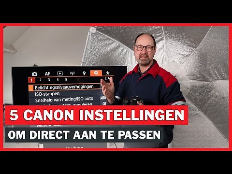 Verander altijd direct deze 5 instellingen van je Canon (systeem)camera