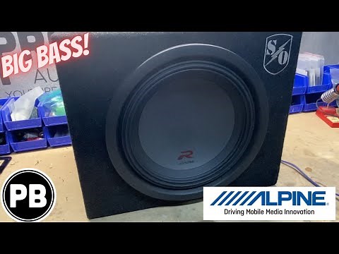 Alpine Type R 12" Unboxing And Demo | R-W12D4