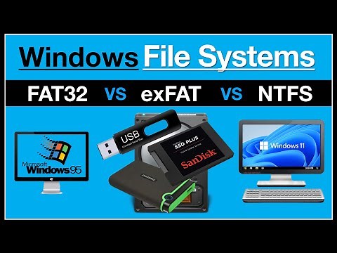 Windows File Systems - FAT32 vs exFAT vs NTFS