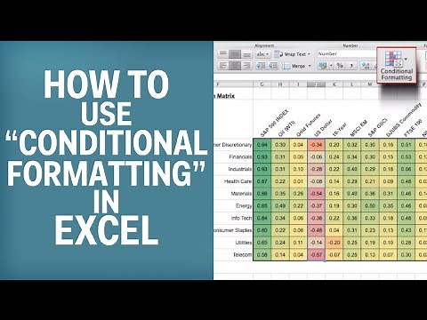 How To Use "Conditional Formatting" In Excel