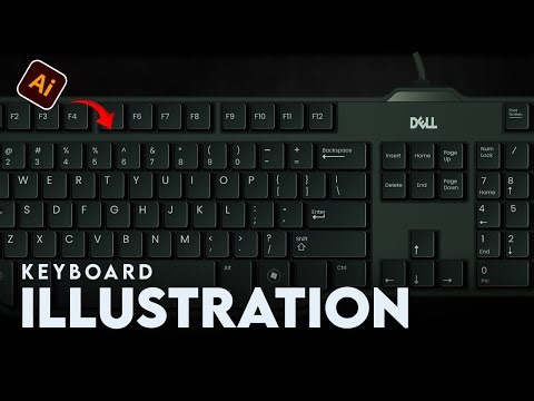 Illustrate a Keyboard in Adobe Illustrator | Step-by-Step Tutorial