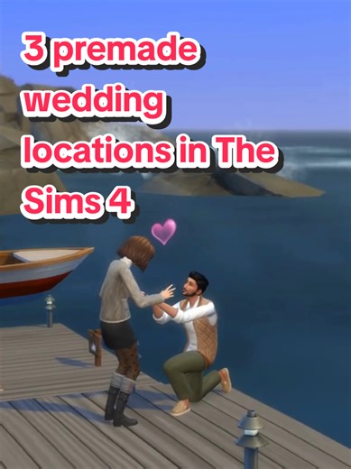 Discover 3 Ideal Wedding Locations in The Sims 4