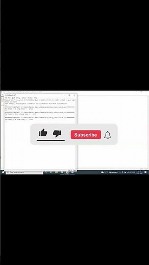 Python Program to Check Leap Year | Class 12 | #coding #programming #python #code