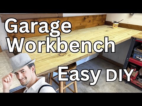 Transform Your Garage: Building a Garage Workbench #diy #woodworking #homeprojects #carpentry