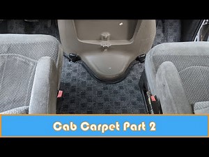 Van Life Build | Ford E350 Stealth Conversion | Cab Carpet Install pt 2 | Ep 10