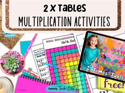 Free 2x Tables Multiplication Activity | Teaching Resources