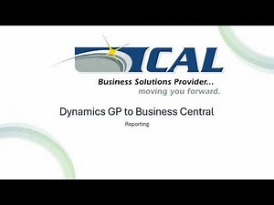 Dynamics GP to Business Central - Reporting