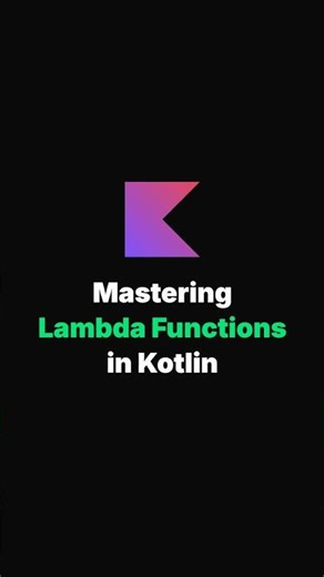 Kotlin Lambdas: The Secret to 10x Cleaner Code! 🚀 #kotlin #androiddev #coding #shorts