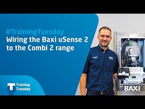 How to wire in the Baxi uSense 2 thermostat to the Baxi Combi 2 boiler range