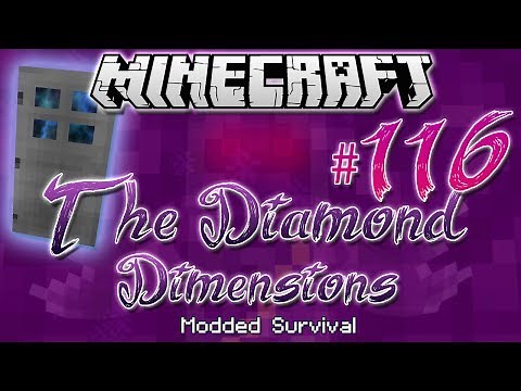 "INTERDIMENSIONAL TRIP" | Diamond Dimensions Modded Survival #116 | Minecraft