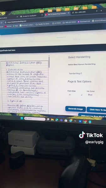 Transform Your Digital Notes to Human-Like Handwriting