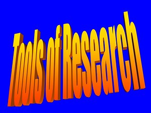 Tools of Research - SlideServe