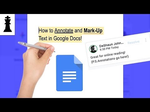How to Annotate and Mark Up Text in Google Docs