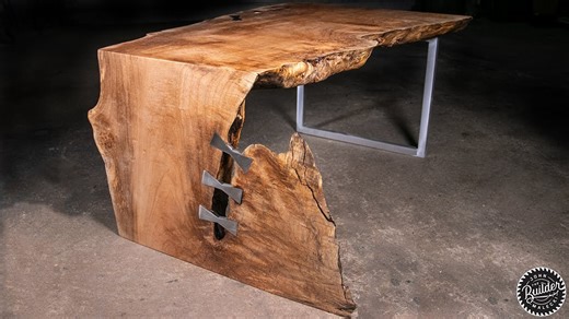 How to Build a Live Edge Waterfall Coffee Table