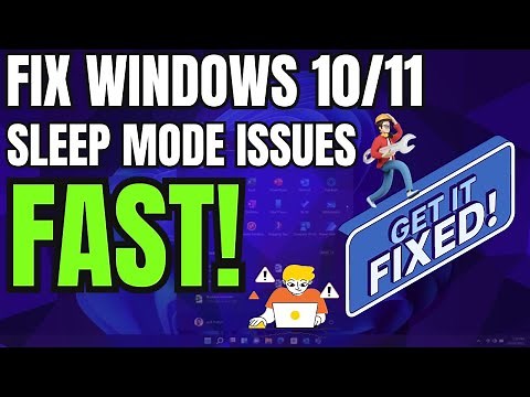 How To Fix Sleep Mode issues on Windows 10/11 (Fix Common Windows Sleep Mode Issues)