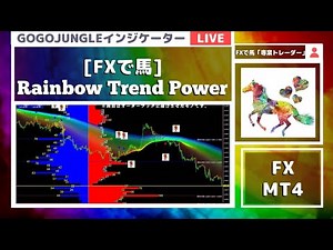 2021_6_9 GogoJungleインジケーターLIVE 【FXで馬】『Rainbow_Trend_power』『馬CStool』