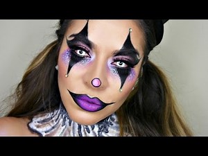 Sexy Glam Circus Clown Makeup Tutorial | Halloween Makeup