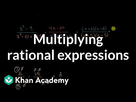 Multiplying rational expressions | Precalculus | Khan Academy