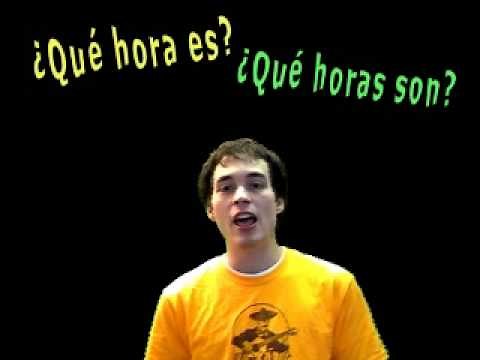 Learn Spanish - ¿Qué hora es? (telling time) part 3