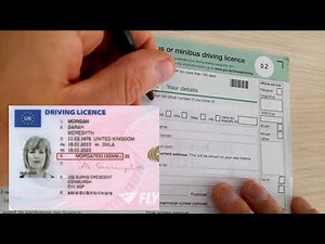 How to fill in a HGV licence application form