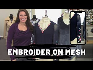 ITS SEW EASY 2101 How to Embroider on Mesh