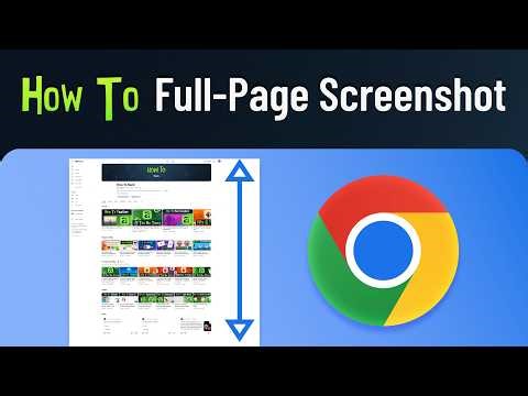 How to Take a Full-Page Screenshot in Chrome (No Plugin Needed)