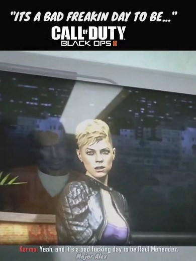"That's the chick I saw in the elevator" - Chloe "Karma" Lynch in Black Ops 2 vs 7 #shorts #cod #bo7