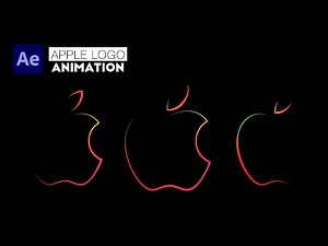 Apple Logo Animation Tutorial in After Effects Using New Taper Stroke Feature in 2020 | No plugins