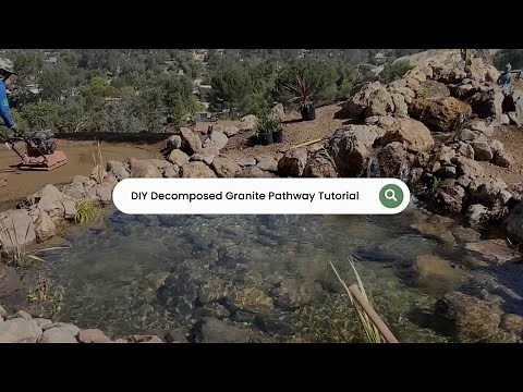 DIY Decomposed Granite Pathway Tutorial