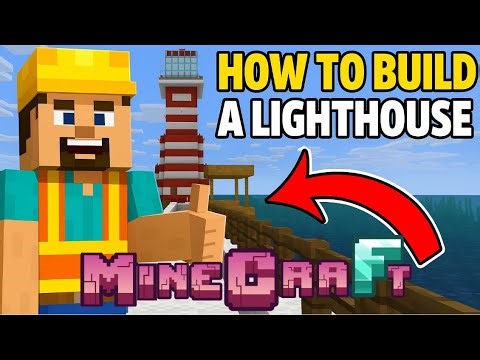 Minecraft Lighthouse Tutorial 🏠 | Easy & Beautiful Creative Build Guide