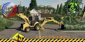 BACKHOE LOADER CAT420 FIT V1.3 - FS19 mod - FS19.net