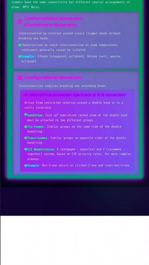 Isomerism in Hydrocarbons Structural, Geometrical, Conformational