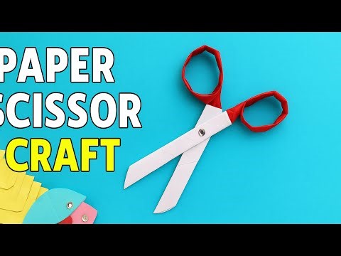 Easy Paper Scissor Craft | DIY Paper Cutting Scissors | Fun Craft for Kids